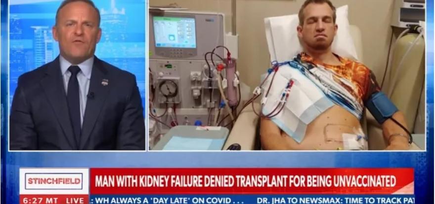 UVA Denied Shamgar kidney because of vax refusal