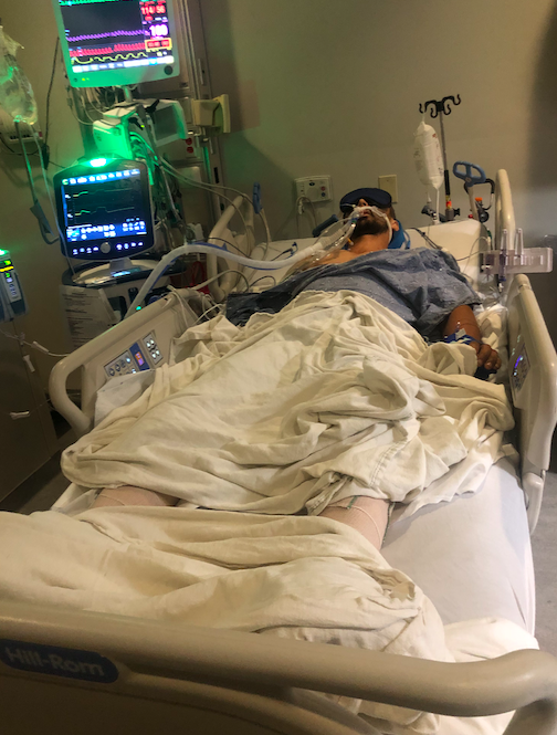 Update Update #1 June 5 from his wife, Cristina Image