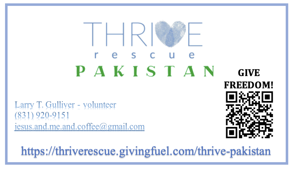 Update Thrive Rescue Mission - Pakistan Image