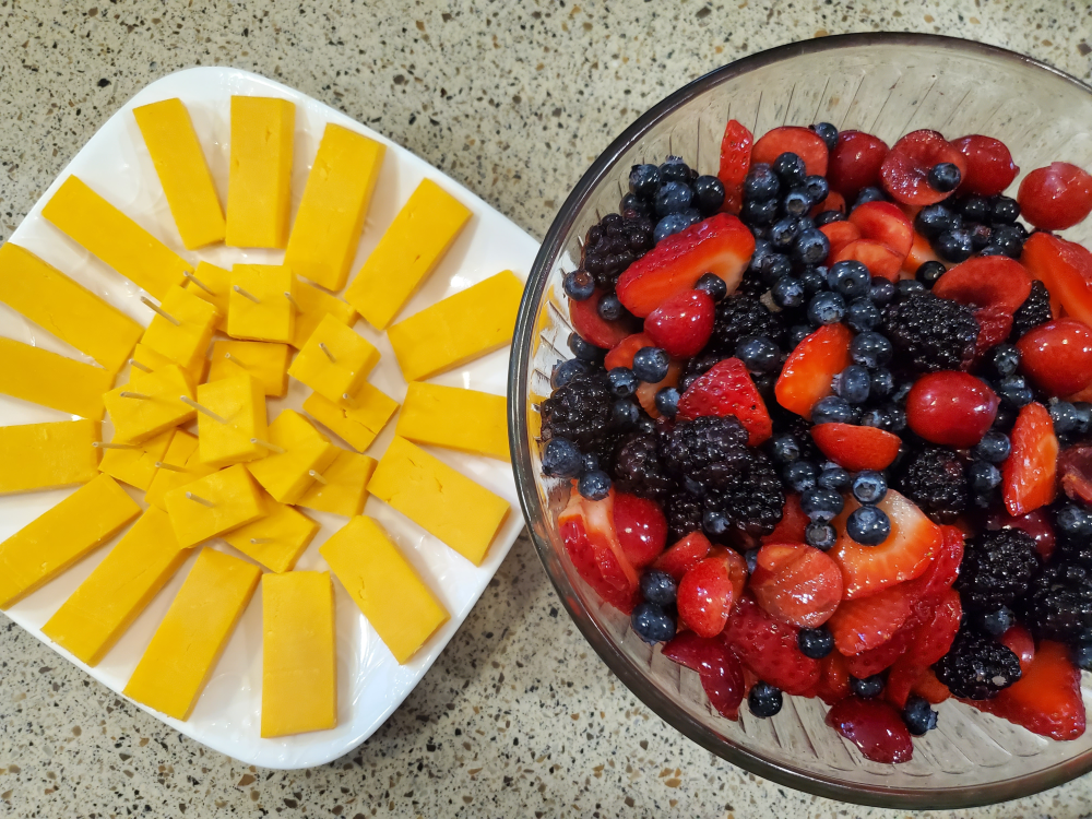 Update Fruit Salad & Cheese Plate  Image