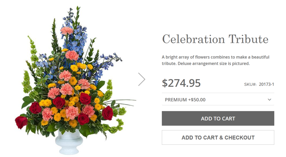 Update Flowers Ordered Image