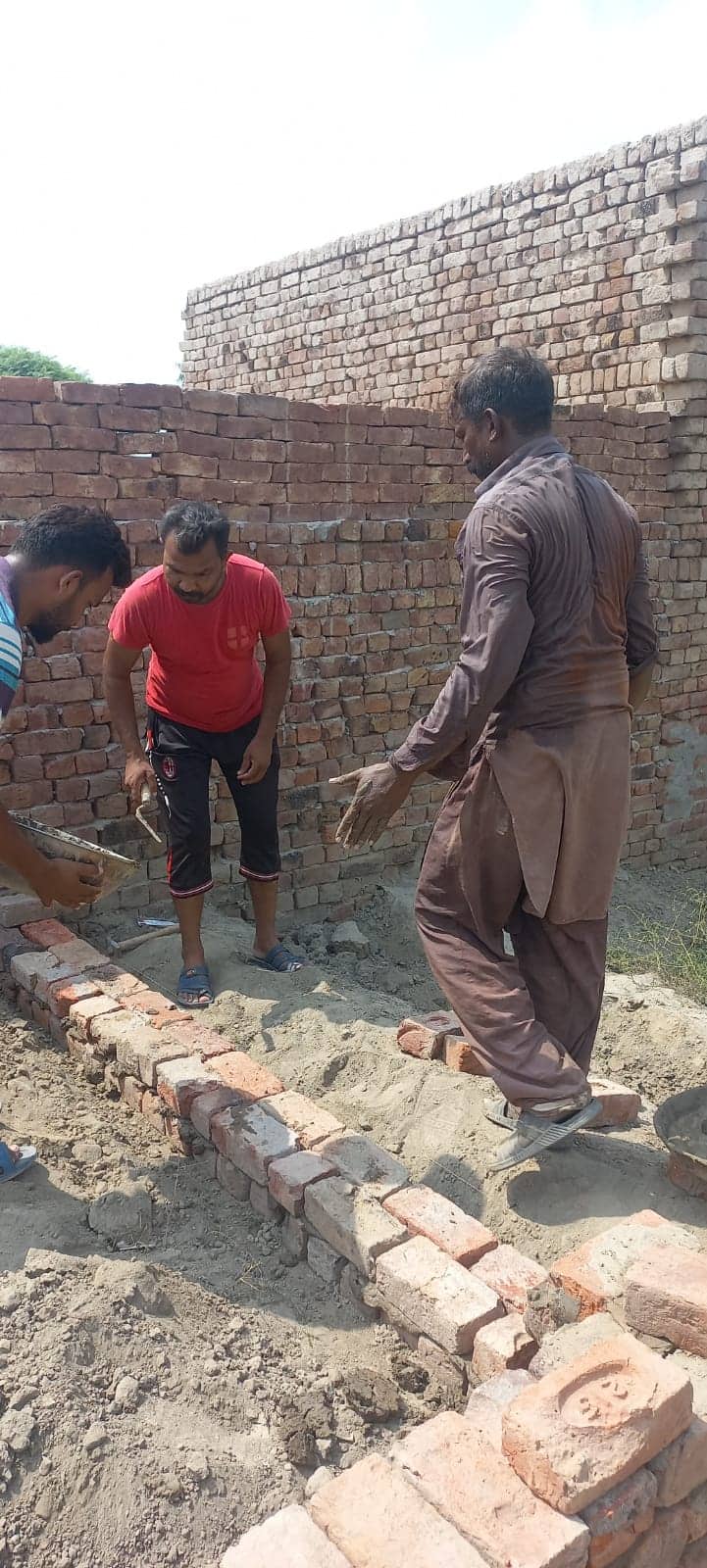 Update Ground work on new church building. Image