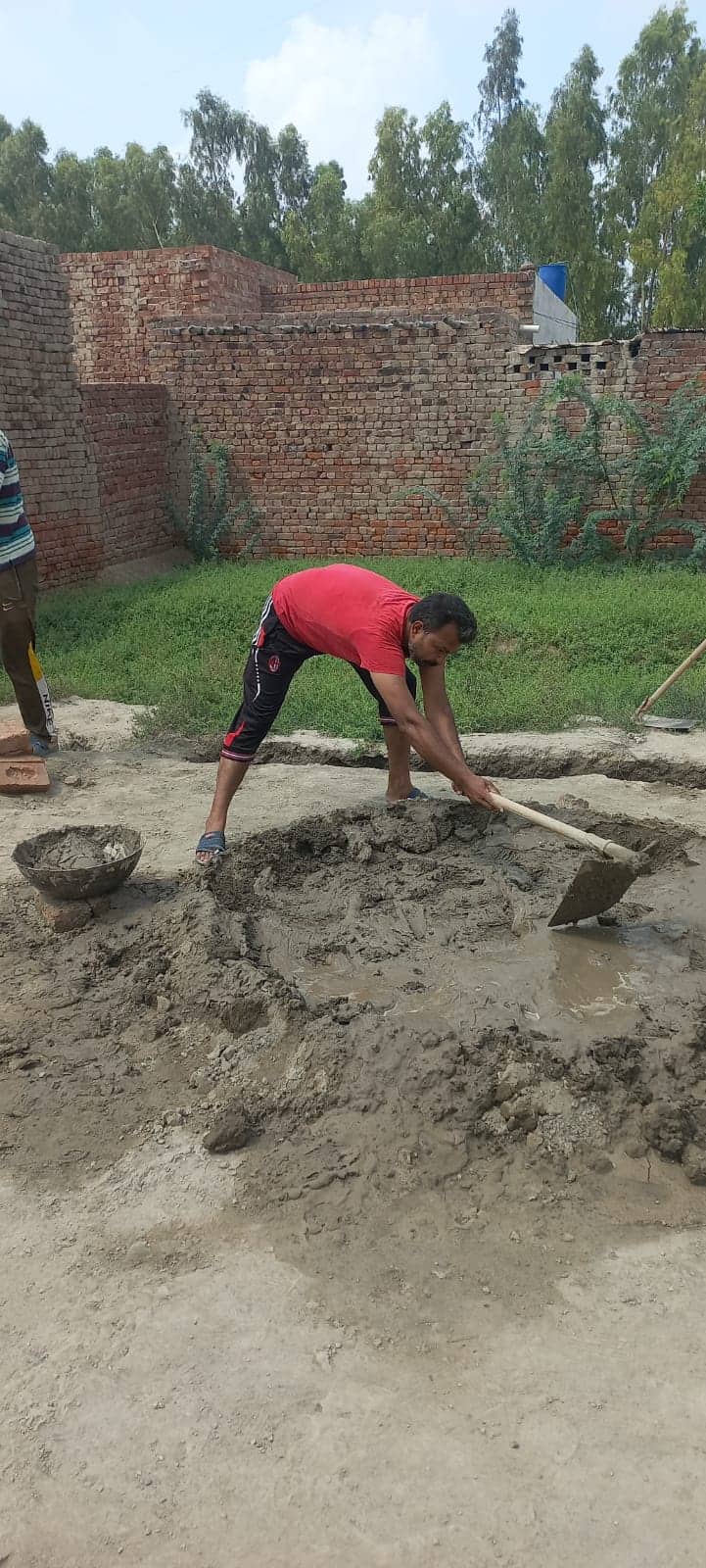 Update Ground work on new church building. Image