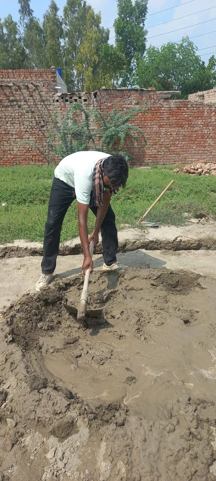Update Ground work on new church building. Image