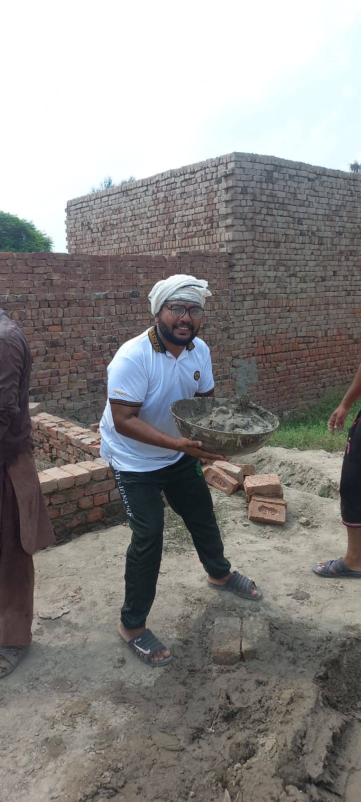 Update Ground work on new church building. Image