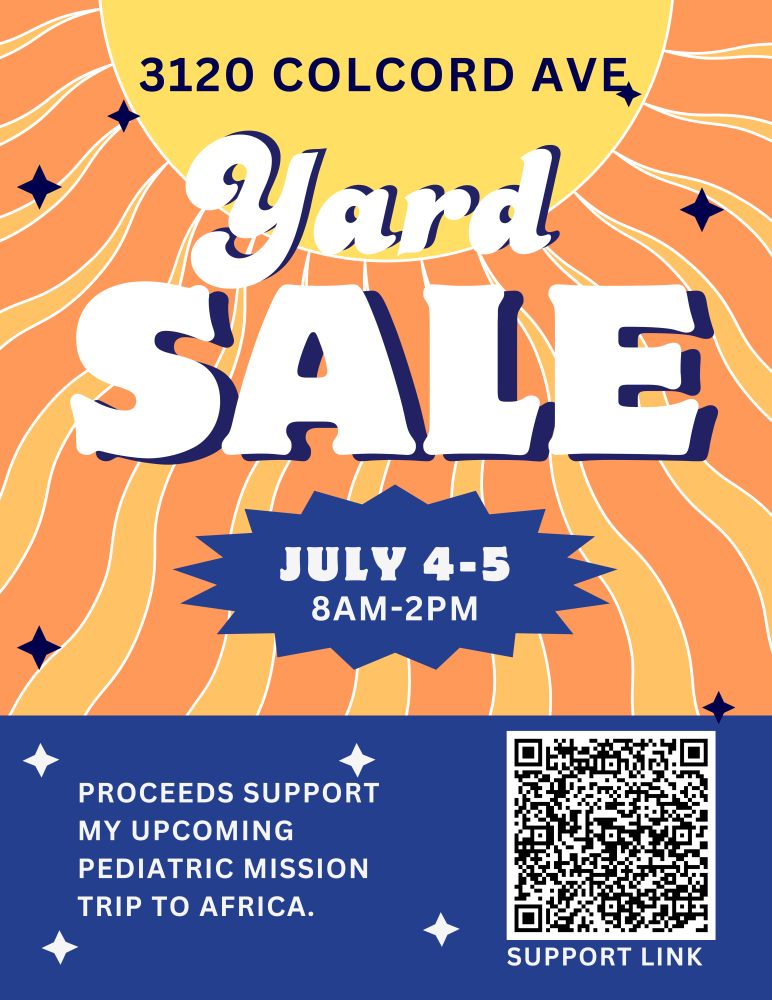 Update Yard Sale Fundraiser 🌍 Image