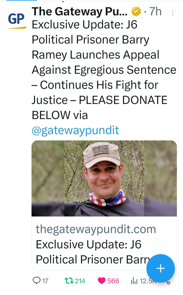 Update Ty to The Gateway Pundit and everyone supporting our next milestone Image