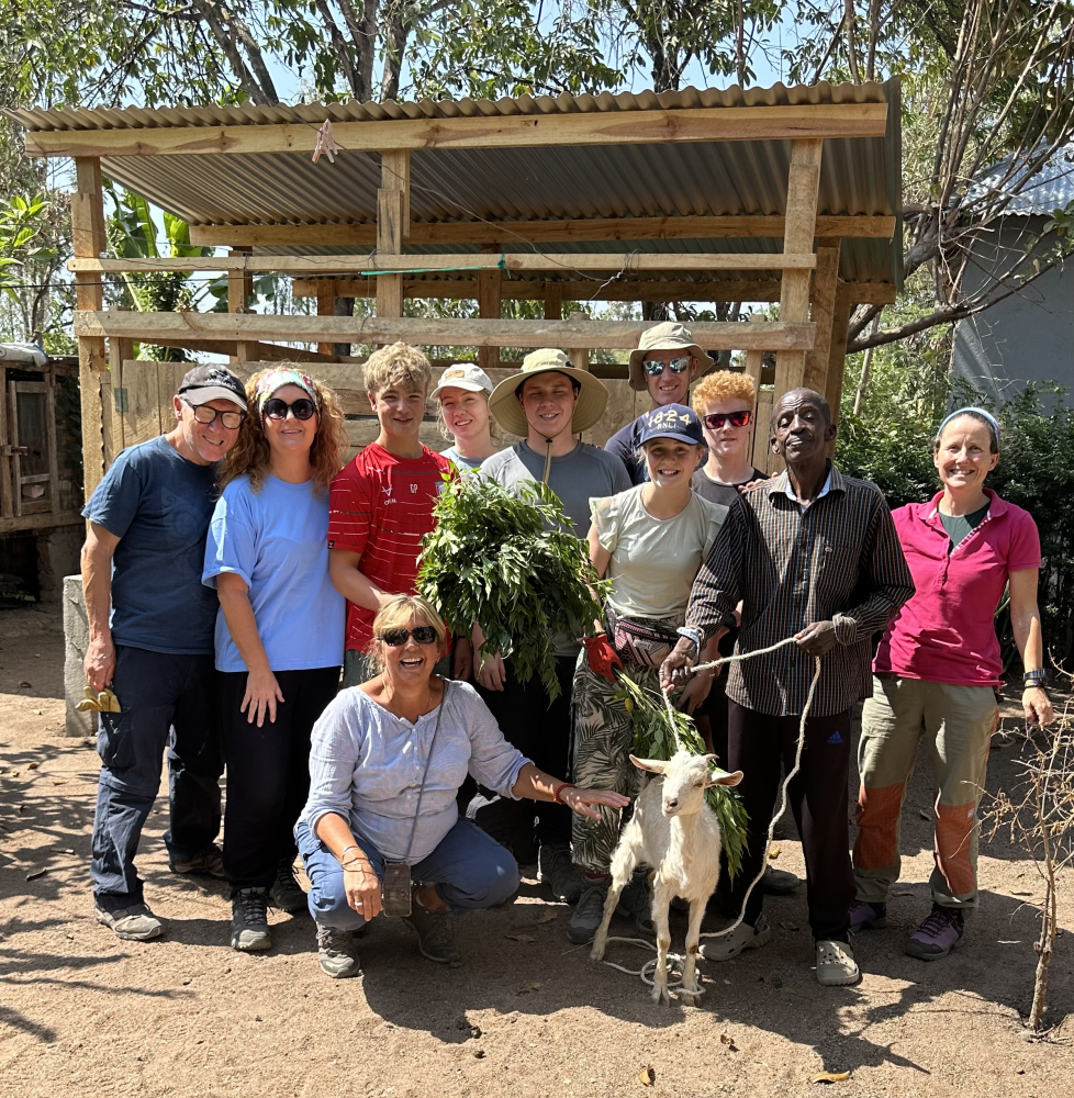 Update Building goat sheds & Give a goat Image