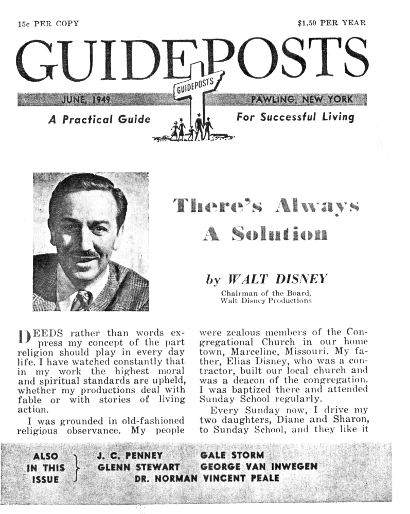 Update Walt Disney's Guideposts Essay Image