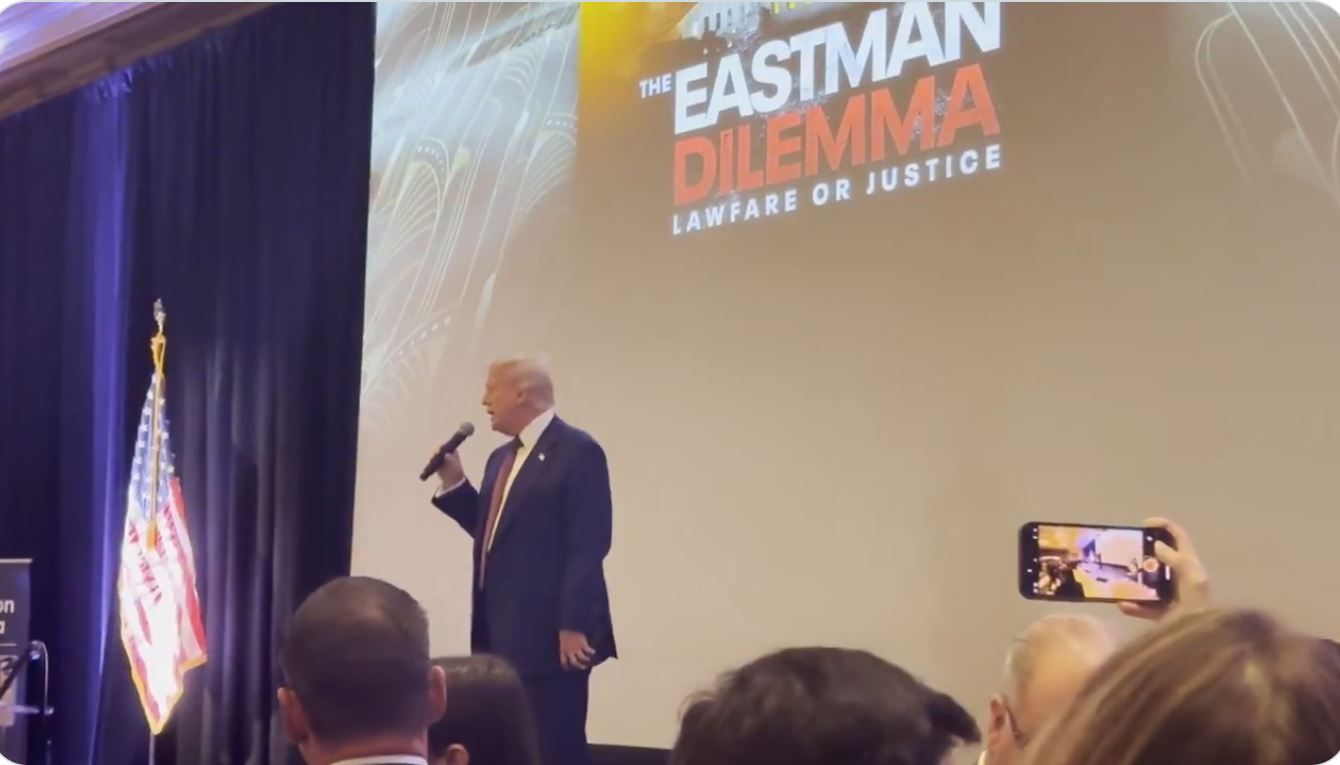 Update Update #52 - President Trump attends world premier of The Eastman Dilemma: Lawfare or Justice Image