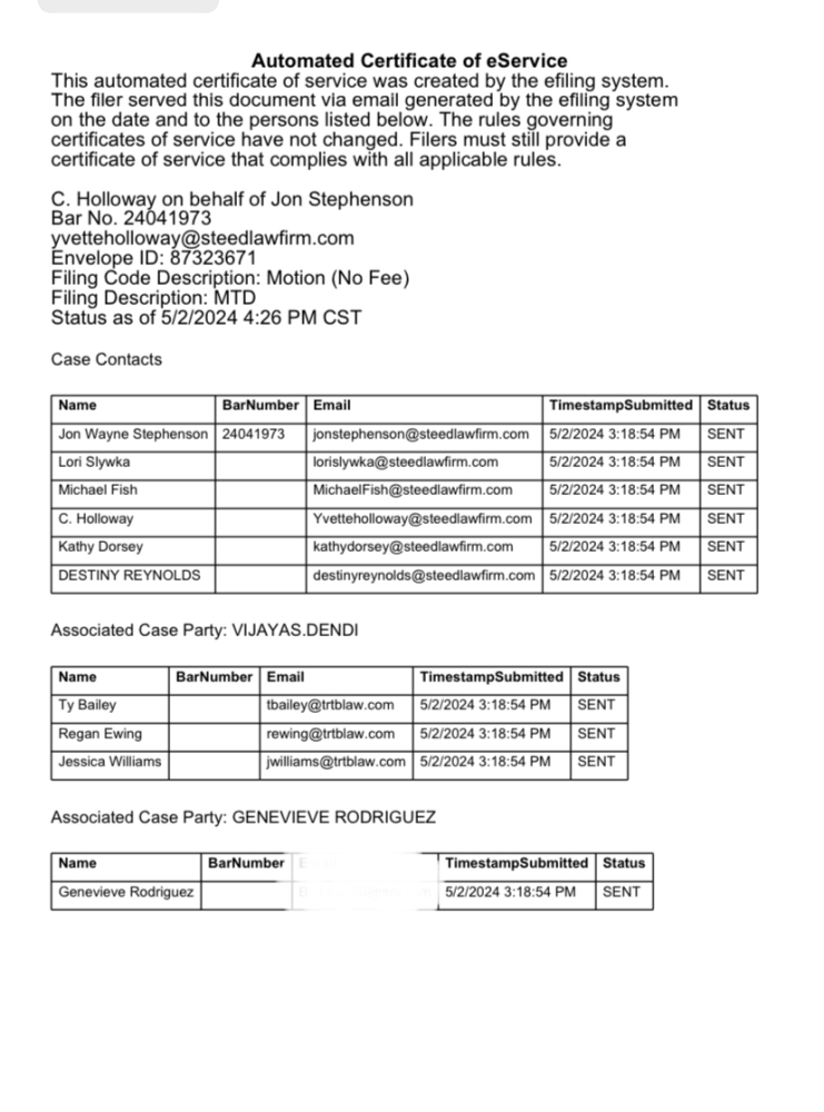 Update Court document for hospital counsel fees page 2 Image