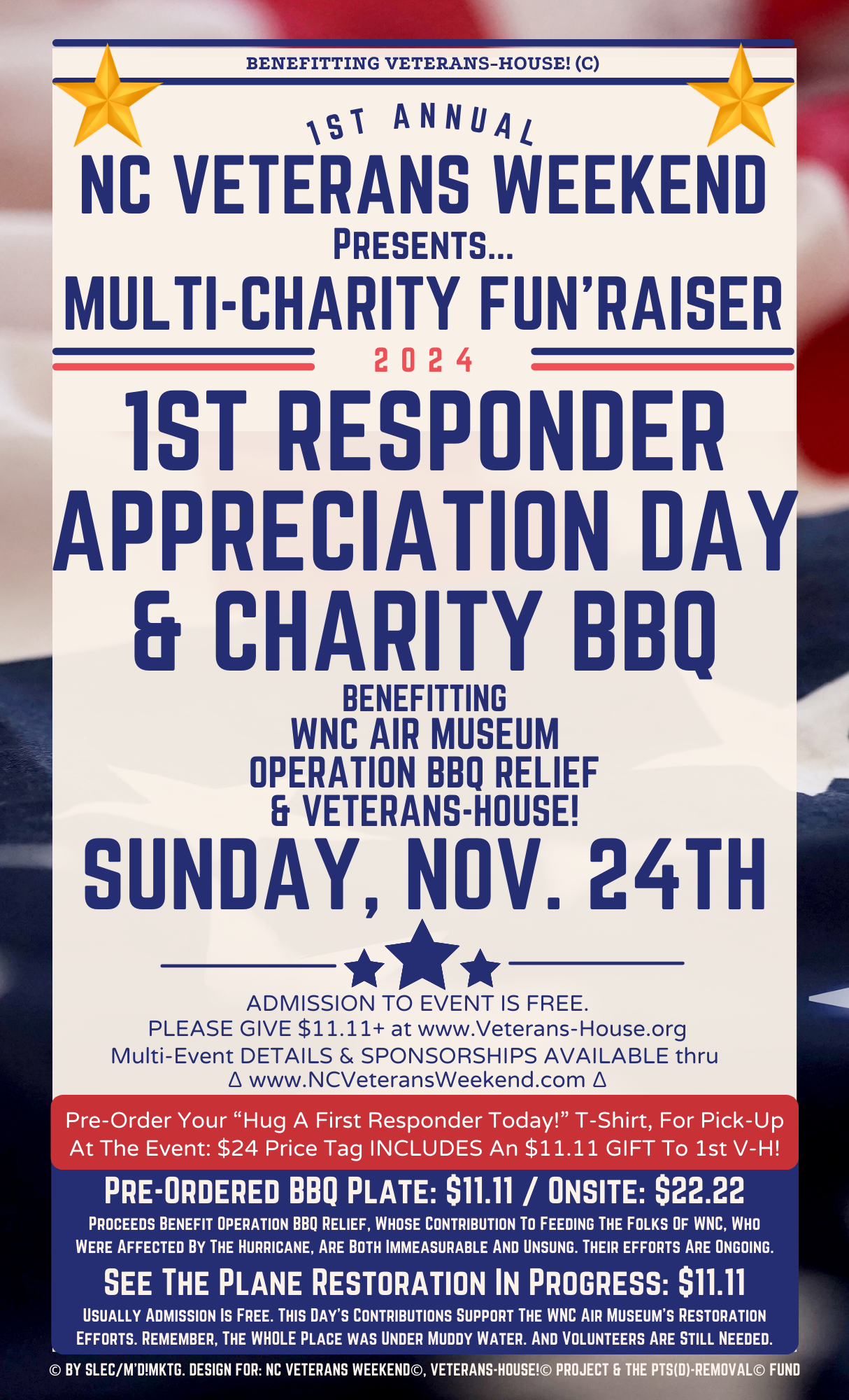 Update SUNDAY, NOV. 24TH: 1st Responder Appreciation Day & Charity BBQ Image