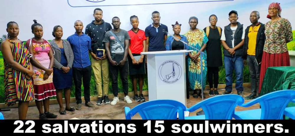 Update 22 salvations 15 soulwinners today 06/07/2024. Image