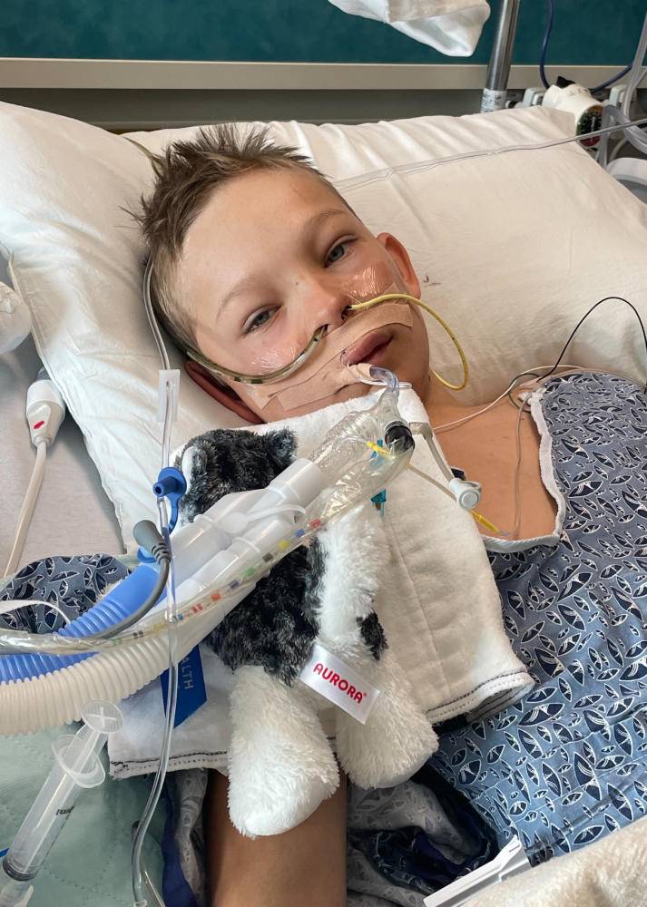 Update Kristian at Phoenix Children’s day after surgery Image
