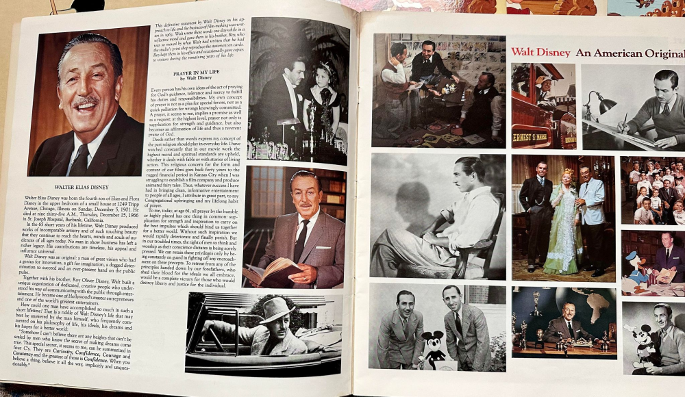 Update Walt Disney Prayer Essay in LP Set... Image