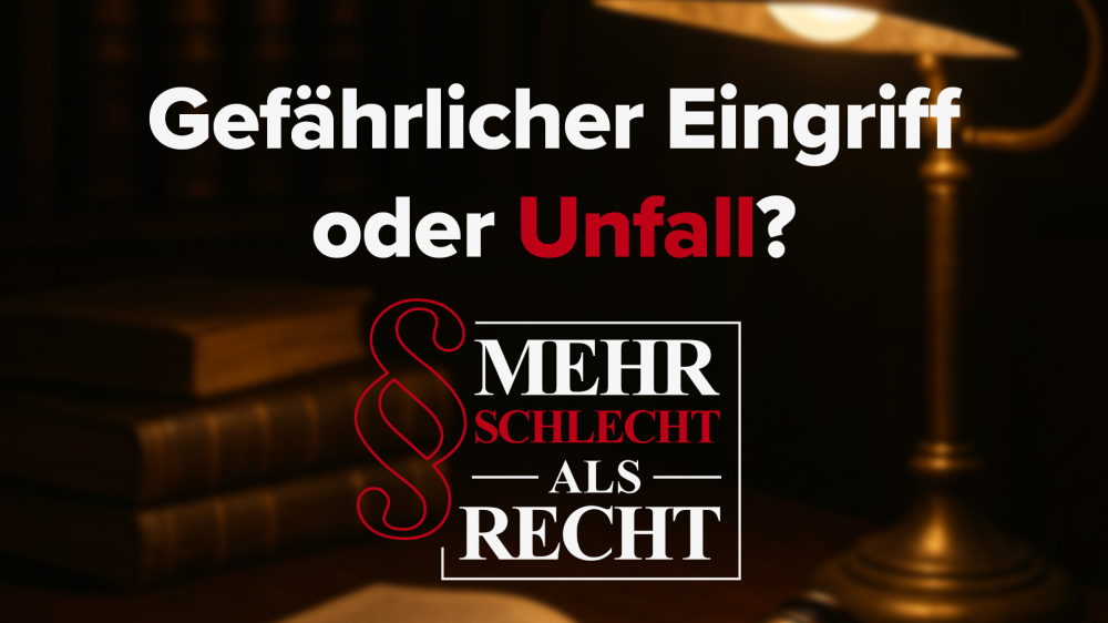 Update Mehr Schlecht als Recht - Gefährlicher Eingriff oder Unfall? 🚗 Image