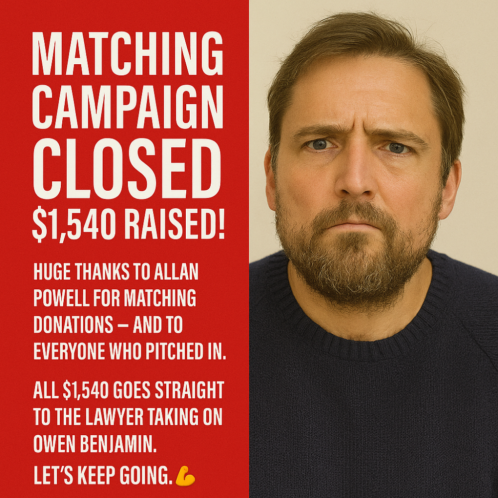 Update 🔚 Matching Campaign Closed – $1,540 Raised! Image