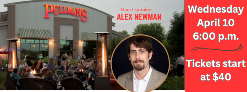 Update Dinner with Alex Newman on April 10 in Appleton, WI Image