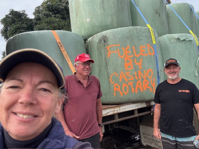 Update Update #3 Donated silage arrives to feed our cows Image