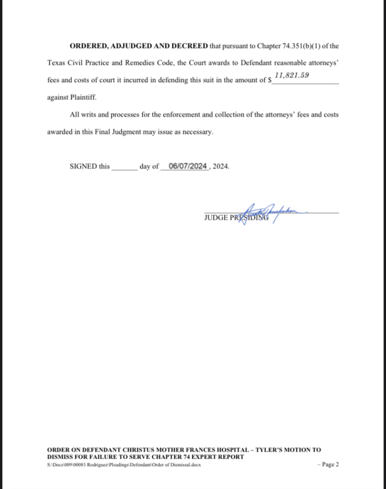 Update Court document for hospital counsel fees page 3 Image