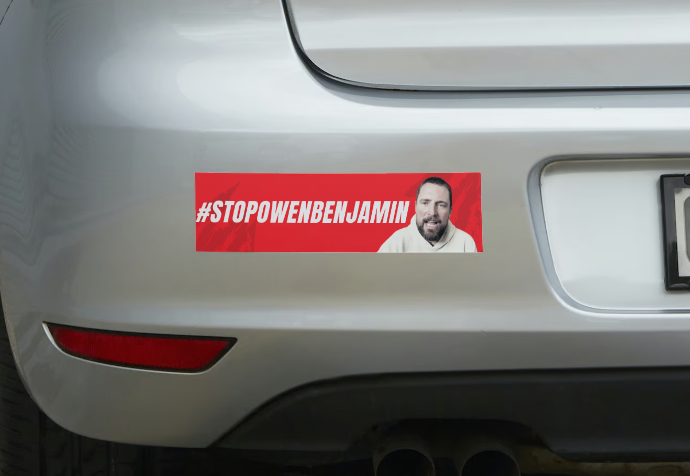 Update Update #2 Bumper Stickers for the people. Image